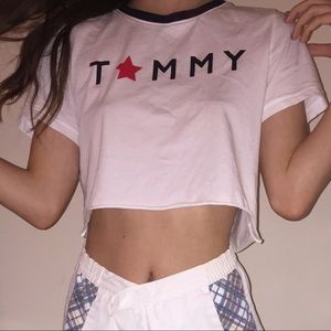 AUTHENTIC REWORKED TOMMY CROP